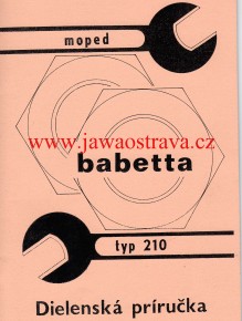 Babetta 210 Dílenská příručka
