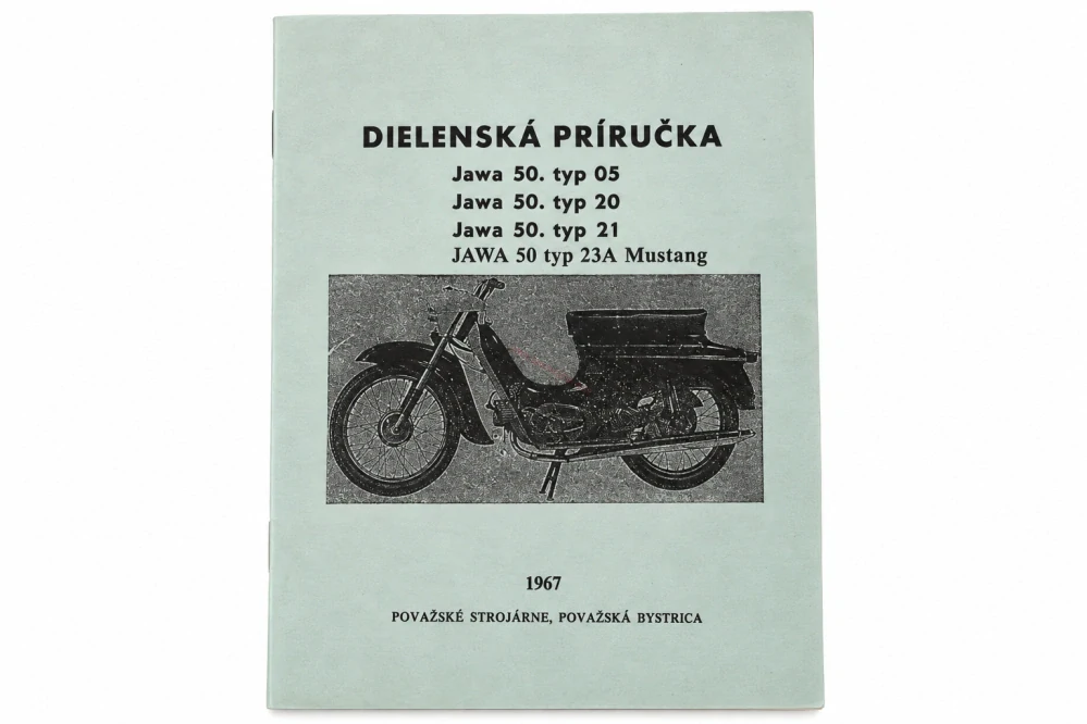 Dílenská příručka Jawa 50 Pionýr 05, 20, 21, 23 Mustang – reprint