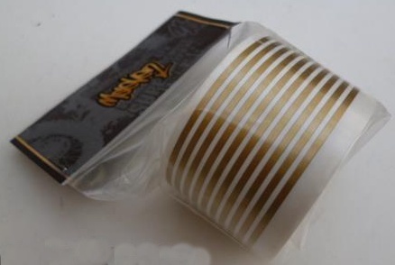Linky nalepovací 1,5 mm zlatá