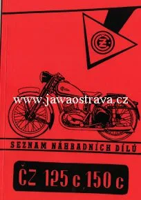 Čezeta 125,150 C Katalog náhradních dílů