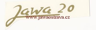 Nálepka JAWA 20