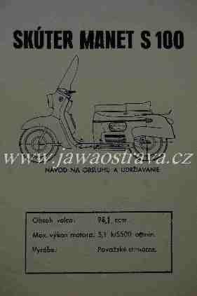 Manet S 100 Návod k obsluze a údržbě