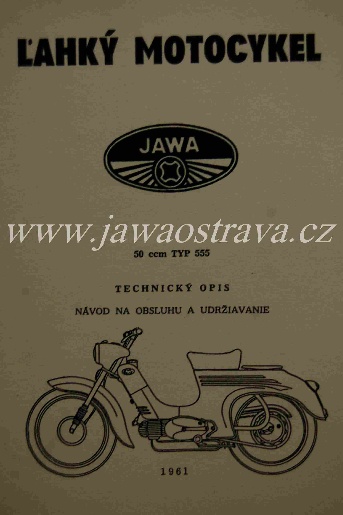 JAWA 555 Technický popis