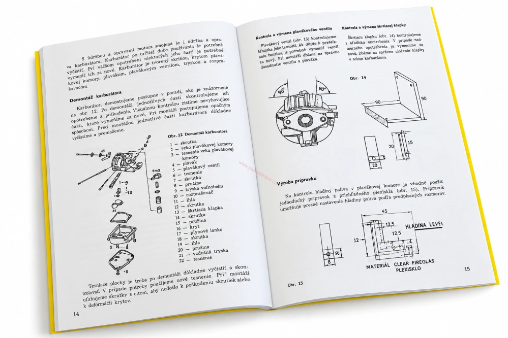 Babetta 210 – Dílenská příručka | Reprint A5, 32 stran