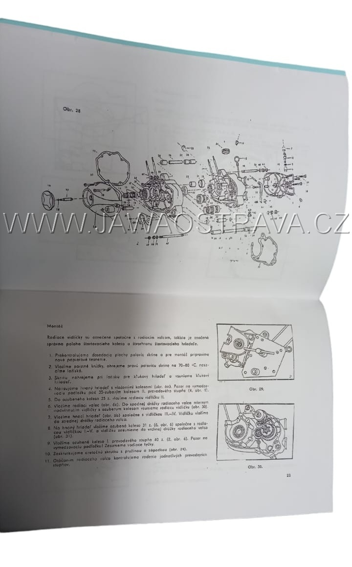 JAWA 90 Dílenská příručka 