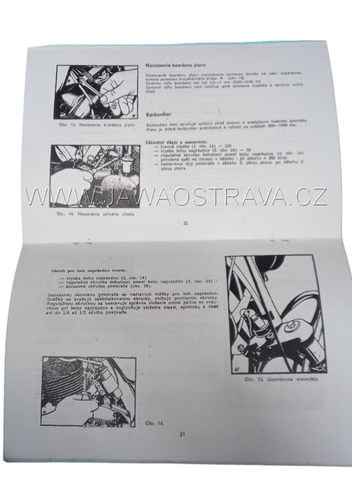 JAWA 90 Návod k obsluze 