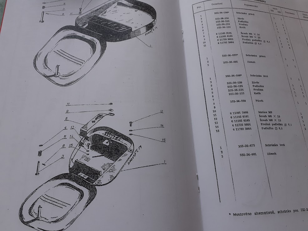 JAWA 250 350 Katalog ND 353 04/354 04