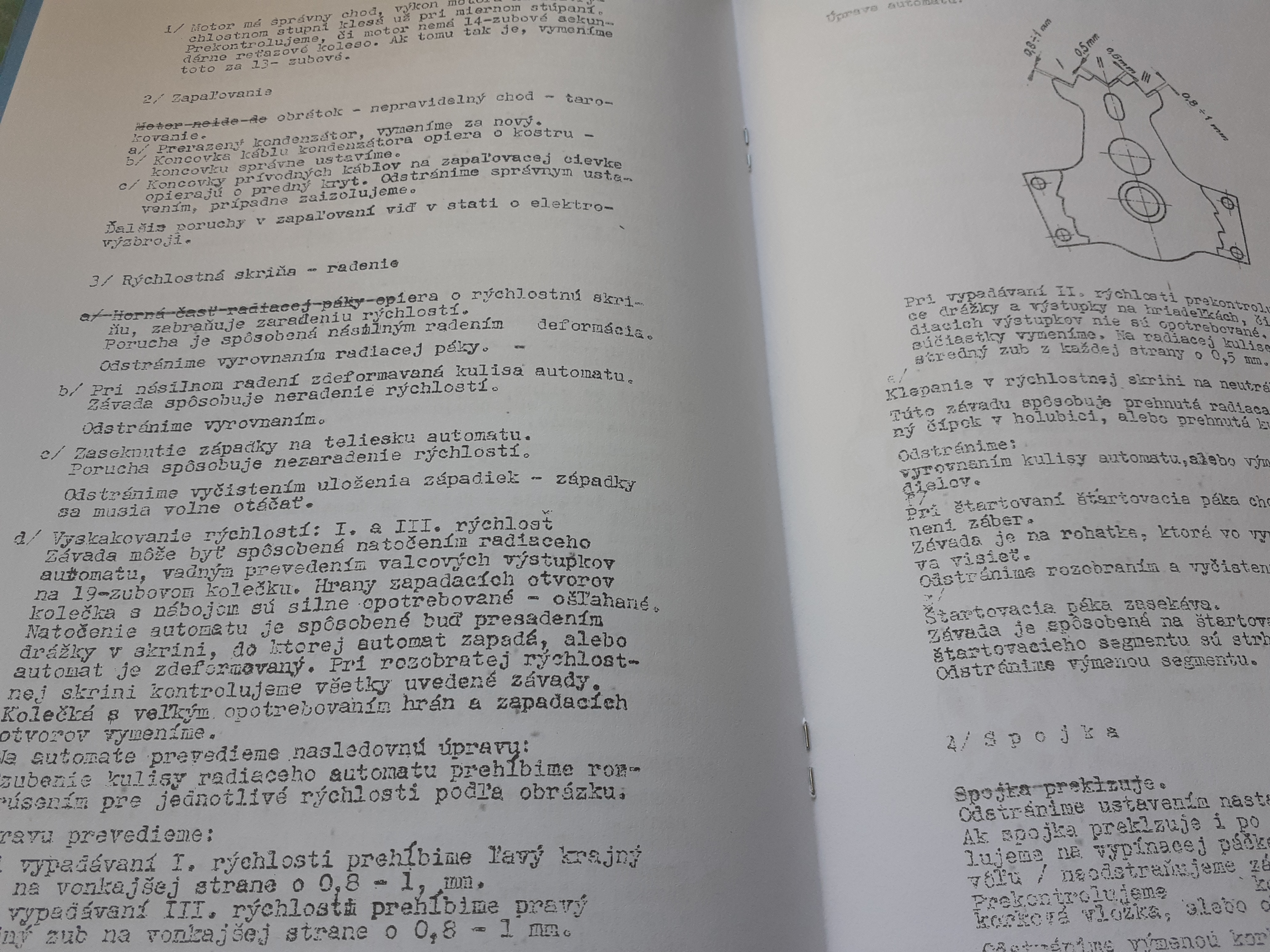 JAWA 550/555 Dílenská příručka